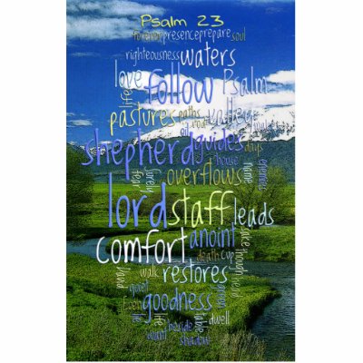 23rd Psalm Valley View Photo Cutouts by word_clouds