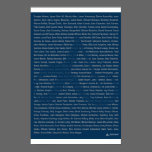 23x35 Print - Atheist Apparel Roll - Blue