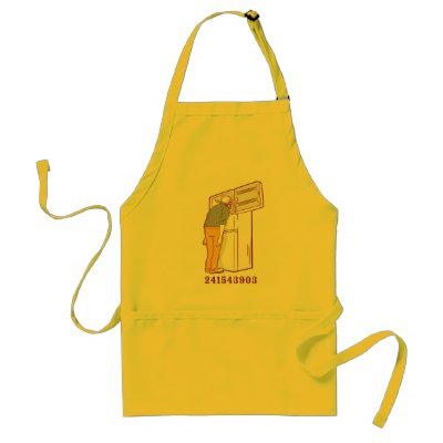 241543903 head freezer humorous tshirt aprons by strk3