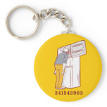 241543903 head freezer humorous tshirt key chains