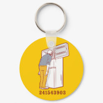 241543903 head freezer humorous tshirt keychains by strk3 241543903 head freezer humorous tshirt keychains