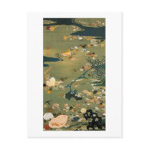 24. 貝甲図, 若冲 Shells, Jakuchū, Japan Art Post Card