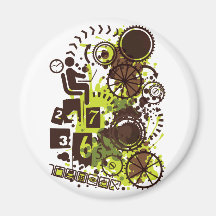 24/7/365 FRIDGE MAGNET