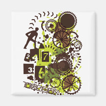 24/7/365 REFRIGERATOR MAGNET