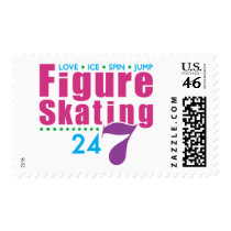 24/7 Figure Skating Postage Stamps