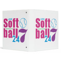 24/7 Softball binders by truetomboy 24/7 Softball binders