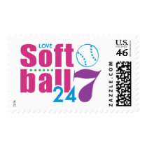 24/7 Softball postage