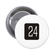 #24 Black Square Button