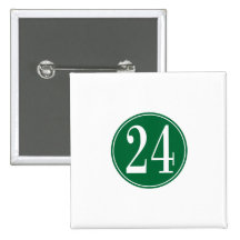 #24 Green Circle Pin
