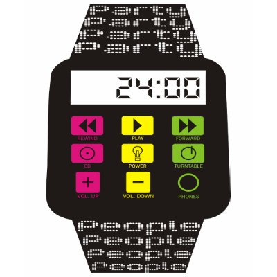 24 Hour Party People Watch T Shirt by the3rdbase