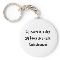 24 hours in a day key chain