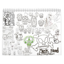 24 month calender/coloring book calendars