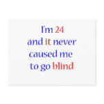 24 never gone blind post cards