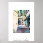 24, rue des Orfevres, Strasbourg (France) Print