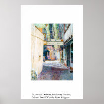 24, rue des Orfevres, Strasbourg (France) Print