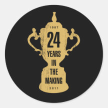 24 Years In the Making for NZ Round Sticker