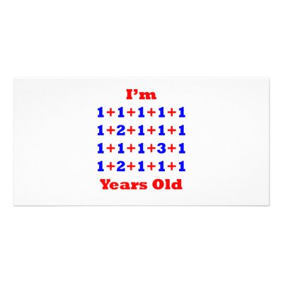 24 Years old! Personalized Photo Card by oddballbirthdays3