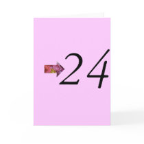 24th Birthday cards