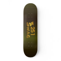 251 Area Code Swag Skate Board Decks
