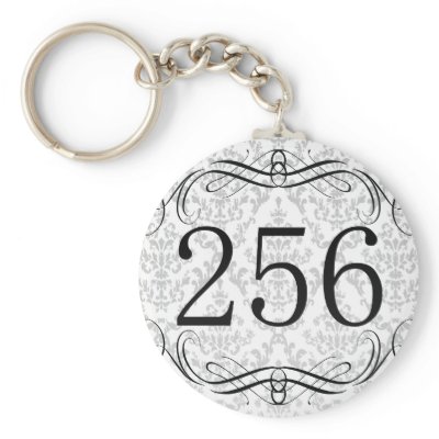 256 Area Code Key Chain by AreaCodes