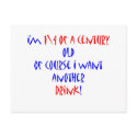 25 (1\4 century) another drink postcards