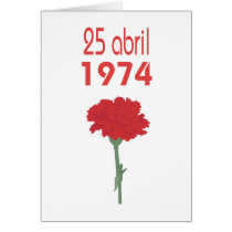 25 Abril Greeting Cards