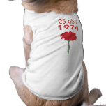 25 Abril Dog T-shirt