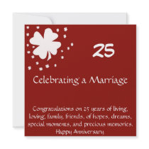 25 Anniversary Card Announcement