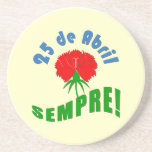 25 de Abril Sempre! Drink Coaster