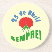 25 de Abril Sempre! Drink Coaster