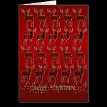 25 Deers Christmas Card cards