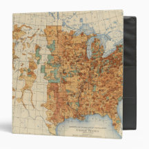 25 Density of increase of population, US, 18901900 Vinyl Binder