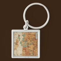 25 Density of increase of population, US, 18901900 keychains