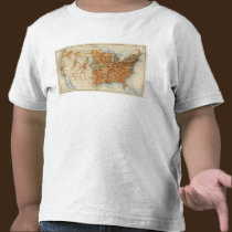 25 Density of increase of population, US, 18901900 t-shirts