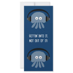 25 GETTIN INTO IT blue Jellyfish bookmarks Custom Rack Cards