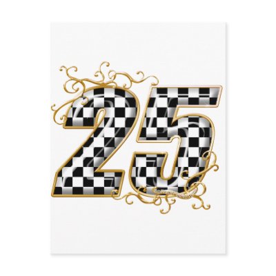 Auto Racing Tshirts on Checkered Flag Font With Gold Floral Design For Auto Racing Fans For T