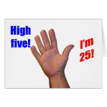 25 High Five! Cards