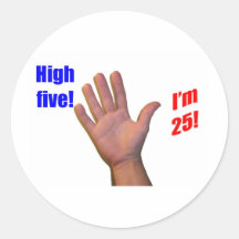 25 High Five! Sticker