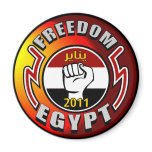 25 Jan Egypt Revolution Magnet