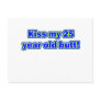 25 kiss my butt post card