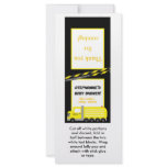 25 Lollipop Topper Construction Rack Card Design