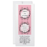 25 Lollipop Topper Girly Butterfly Zebra Print Rack Cards