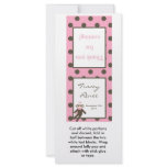 25 Lollipop Topper Pink Sock Monkey rack cards