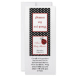 25 Lollipop Topper Red Ladybug rack cards