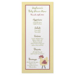 25 Menu Cards Abby's Farm Pink Girly Barn Animal rack cards