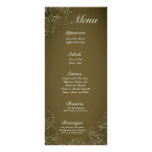 25 Menu Cards Autumn Floral Fall Brown Sugar Rack Card Design
