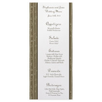 25 Menu Cards Bamboo Bliss Customized Rack Card