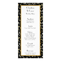 25 Menu Cards Glowing Summer Lights on Black BG Ch Rack Cards