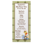 25 Menu Cards Jungle Play Rack Card Template