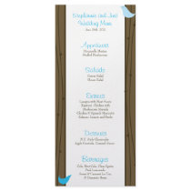 25 Menu Cards Love Birds